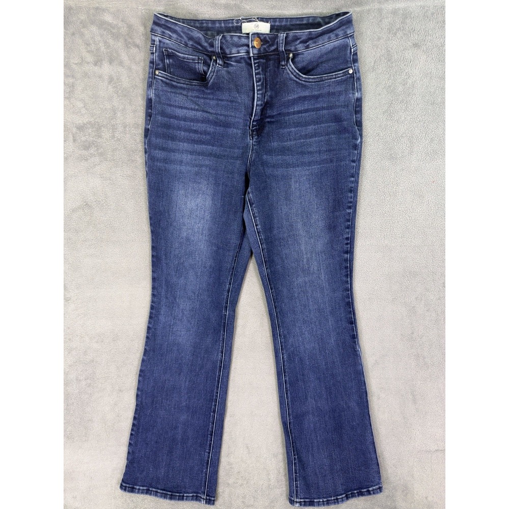 RFM Jeans Womens 13/31 Blue Medium Wash High Rise Bootcut Stretch Denim